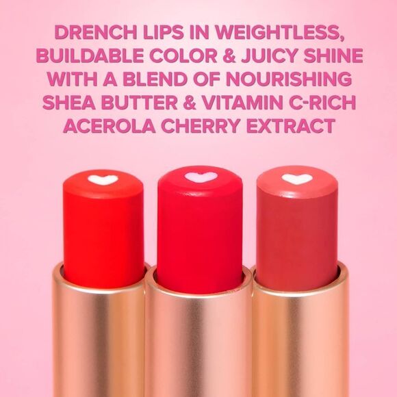 Too Faced Heart Core Lipstick in Too Femme (Medium Pinky Nude) - Picture 6 of 14